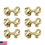 Savagrow 6PCS Gold Bow Shape Drawer Knobs Brass Pulls Handles For Cabinet Wardro. Fixed Price $81.06.