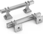 Pack Of 25 Homdiy 3 Inch Kitchen Cabinet Handle Brushed Nickel Hardware Bathroom. Fixed Price $23.95.