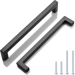 Knobwell Pack Matte Black Cabinet Handles 7-9/16 Bar Pulls. Fixed Price $22.51.