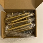 10 Pack Goldenwarm Cabinet Door Handles Drawer Pulls Dresser. Fixed Price $21.24.