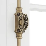Signature Hardware 560243 Helmina 2" Cremone Bolt - Antique Brass. Fixed Price $83.99.