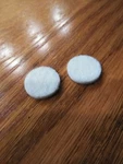 (2) Replacement White Felt Pads For Dunlop Crybaby Wah Pedals. Fixed Price $7.75.