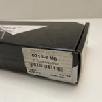Alno D715-8-MB Contemporary 8" Center To Appliance Pull Matte Black. Fixed Price $15.00.