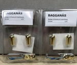 Packages- Ikea Bagganas Brass Knob 13 Mm (1/2 ") 603.384.09 New!. Fixed Price $12.00.