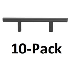 *10* Gliderite 3 In. Center-to-center Matte Black Solid Handle Drawer Bar Pulls. Fixed Price $18.99.