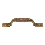 Amerock BP76240-OB Burnished Brass 3"CC Cabinet Pull With Oak Center. Fixed Price $9.64.