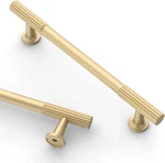10 Pack 5 INCH(128MM) Brushed Gold Cabinet Pulls Kitchen Handles,. Fixed Price $61.99.