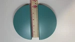 Ikea Begripa 5 1/8 Pair Of Half Round Teal Handles Only/no Hardware 004.461.24. Fixed Price $11.00.