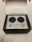 Saliseng Matt Black Kitchen Cabinet Knob, 2 Pack Solid Brass Pulls, 1-1/10. Fixed Price $11.64.