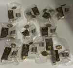 Lot Of 11 Belwith P212-UB Ultra Brass (gold) Oval Dome Cabinet Knobs Pulls New. Fixed Price $18.99.