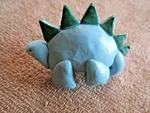 Emenee Dinosaur Stegosaurus Blue / Green Cabinet Door Drawer Pull Knob. Fixed Price $8.50.