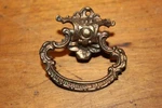 Antique Kbc Style Cast Bronze Drawer Drop Bail Pull Aged Patina #4233 N-5. Fixed Price $15.75.