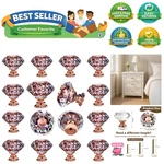 Deelf 12 Packs Kitchen Cabinet Knobs, 30 Mm Crystal Diamond Dr.... Fixed Price $26.99.