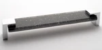Sietto Affinity 8" Ctc Chrome & Slate Gray Glass Handle Cabinet Pull P-1200-8-PC. Fixed Price $35.20.