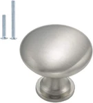Homdiy 10 Pack Brushed Nickel Cabinet Knobs, Single Hole Dresser Pulls, Satin. Fixed Price $32.84.