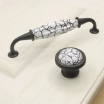 Vintage Crack Ceramic Door Handles American Cabinet Drawer Cupboard Kitch. Fixed Price $6.50.