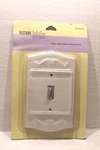Restore & Restyle Kids Solid White Bead-embossed Light Switchplate For Wall New. Fixed Price $9.99.