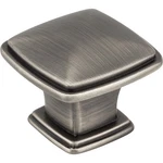 Jeffrey Alexander 1091BNBDL 1-3/16" Brushed Pewter Square Milan Cabinet Knob. Fixed Price $10.40.