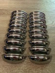 Jeffrey Alexander 18-CHROME Farmhouse Cup Drawer Pulls, No Screws /easy. Fixed Price $37.50.