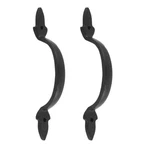 Door Drawer Pull Black Cast Iron Fleur De Lis 5 1/2" Renovator's Supply. Fixed Price $27.99.