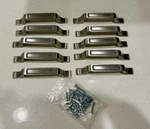 10 Amerock Carolyne Beaded Cabinet Pulls 96MM 3/4 Ctc Satin Nickel. Fixed Price $24.99.
