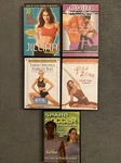 Jillian Michaels 30 Day Shred Yoga Soccer Core Stability Ball 5 Dvd Exercise Lot. Fixed Price $8.00.