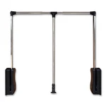 Adjustable Pull Down Closet Rod, Heavy Duty, For Cabinet Storage Chrome. Fixed Price $144.99.