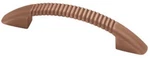 (12 Pack) 3-3/4" Contempo Ribbed Bow Pull Red Antique Copper Low Sheen. Fixed Price $42.88.
