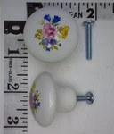 2PC Hickory Hardware English Cozy 1-3/8" Mushroom Cabinet Knob P760-BQ. Fixed Price $8.99.