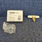 (qty 5) Amerock BP36647MWCZ: 2-1/2" Cabinet Knob Marble White/champagne Bronze. Fixed Price $28.67.