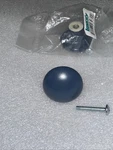 Cabinet Pull Navy Blue Knob Drawer Ceramic With Hardware Lot Of 4 Laurey. Fixed Price $24.88.