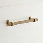 Signature Hardware Andrex 5-1/16" Cabinet Pull Antique Matte Brass. Fixed Price $29.00.
