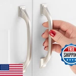 Askano 10 Pack 3-3/4" Brushed Nickel Cabinet Pulls, Satin Handles. Fixed Price $48.83.
