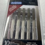 Amerock Cabinet Handles 3 Centers Satin Nickel 10 Pack. Fixed Price $14.99.