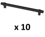 *10* Franklin Brass Simple Wrapped Bar 7-9/16 Matte Black Cabinet Drawer Pull. Fixed Price $29.99.