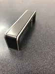 Sietto Fusion 4 Inch Center Handle Cabinet Pull - Gunmetal / Satin Nickel. Fixed Price $28.12.