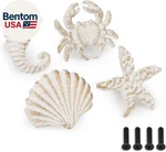 Coastal Ocean Starfish Seashell Crab Drawer Pulls Nautical Horse Door Handle. Fixed Price $31.70.