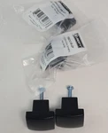 Lot Of 4 Liberty 1-1/8" Simply Geometric Square Cabinet Knob Pulls Flat Black. Fixed Price $11.99.