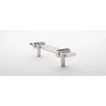 Sietto Adjustable C/c 5-1/2 Inch Long Handle Cabinet Pull W Clear Glass, Chrome. Fixed Price $14.24.