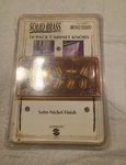 Sapphire Solid Brass Cabinet Knobs Satin Nickel Finish 10 Pack ( ). Fixed Price $23.92.