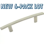 6-PACK Lot Amerock BP26201G10 Cyprus Collection 3" Cc Cabinet Pull Satin Nickel. Fixed Price $21.83.
