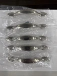 *(pack Of 5)* Satin Pewter 3" On Center Cabinet Door, Drawer Pull Handle Knob. Fixed Price $7.99.
