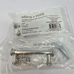 Allen Roth Polished Nickel Drawer Pulls #Z2242 Ni+l 3" Center 3.92" Total. Fixed Price $9.99.