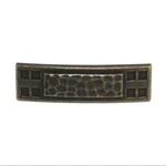 (4) Hickory 2 5/8" Wide Rustic Hammered Design Antique Brass Finish Pulls Knobs. Fixed Price $17.95.
