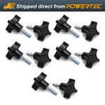 Powertec QNB3008-P2 4-POINT Stud Knobs, 1/4"-20 Threaded Star Knob, 10 Pk. Fixed Price $19.99.