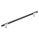 Amerock BP778256 - 10" 256MM Centers Pullpolished Chrome Brushed Matte Black. Fixed Price $15.00.