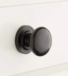 Signature Hardware Solid Bronze Round Knob With Beveled Base Plate. Fixed Price $6.20.