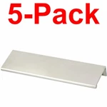 Berenson Bravo 5-PACK 6 In. Ol Finger Tab Drawer Edge Pull, Brushed Nickel. Fixed Price $21.48.