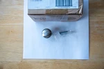 Amerock Stanless Steel Cabinet Knob 1-1/4 Lot Of 6 Packages. Fixed Price $12.95.