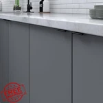 Richelieu Lincoln BP989833990 Brushed Black Cabinet Edge Pull Handle 33MM. Fixed Price $20.00.